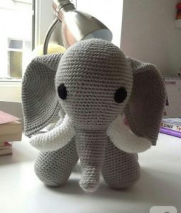 Amigurumi oyuncak fil yapılışı anlatımlı