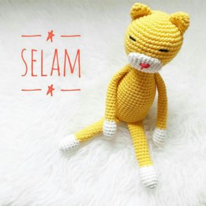 Amigurumi sarı kedicik modeli yapılışı anlatımlı