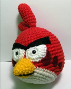 Amigurumi örgü oyuncak kırmızı angry birds tarifi anlatımlı