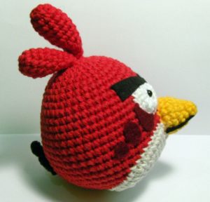 Amigurumi örgü oyuncak kızgın kuş tarifi anlatımlı