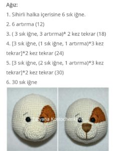 Amigurumi örgü oyuncak bebekler de yüz ifadeleri nasıl yapılır