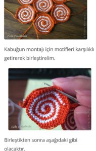 Amigurumi motif kaplumbağa yapımı açıklamalı