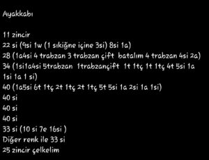 Amigurumide kullanılan ip ve tığ numaraları ve renkleri markası nedir