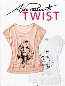 2011 Ajda Pekkan Twist Koleksiyonu - Ajda Pekkan baskılı t-shirt modelleri