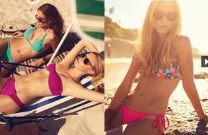 Koton 2011 Bikini Ve Mayo Modelleri - Koton fuşya ve ğembe straplez bikini modelleri